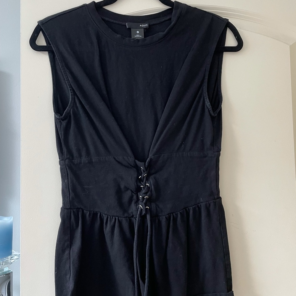Aqua Tie front top